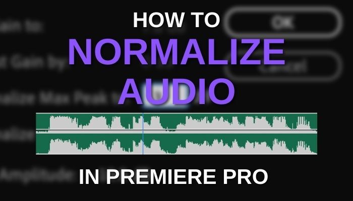 How To Normalize Audio In Premiere Pro - FilmDaft How To Normalize Audio In Premiere Pro - FilmDaft